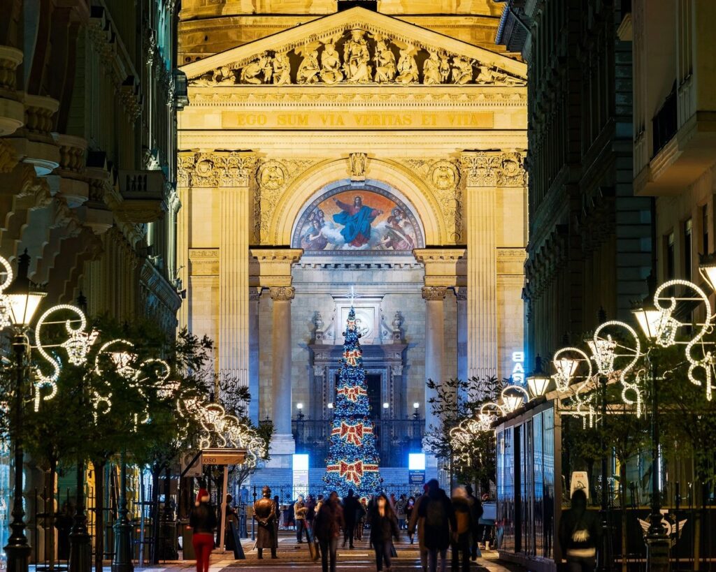 Budimpešta v božičnem času
