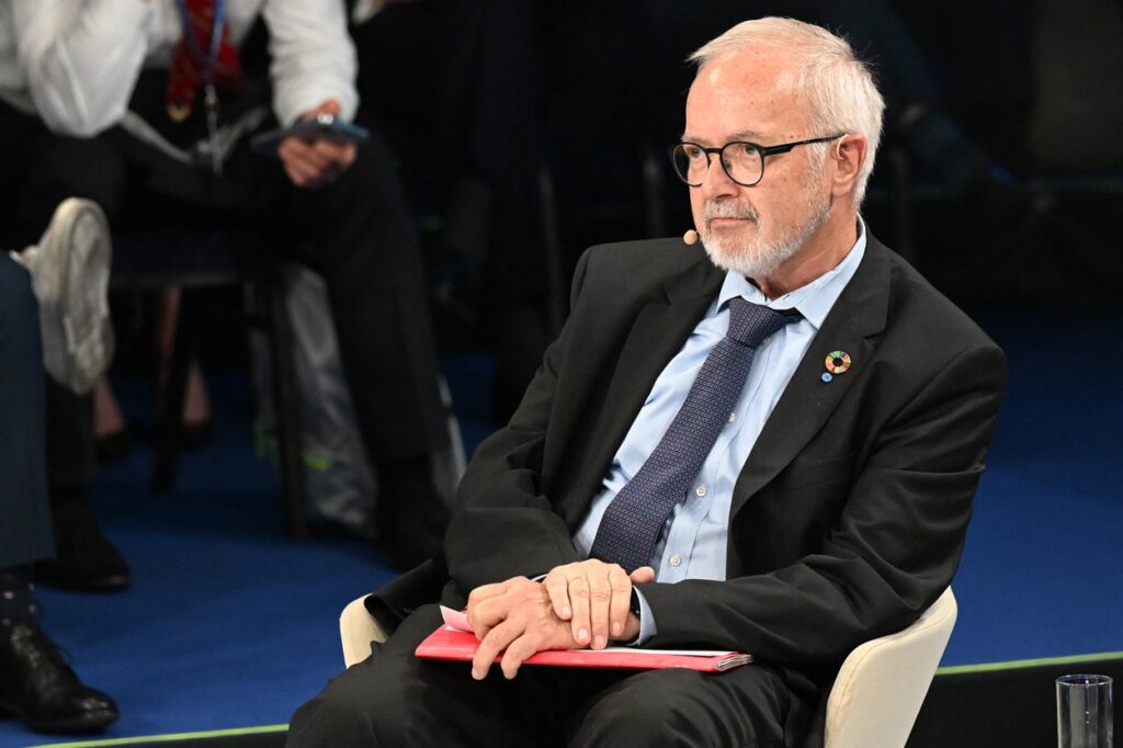 European Investment Bank President Werner Hoyer attends GLOBSEC’s 2023 Bratislava Forum in Bratislava on May 29, 2023. The forum takes place until May 31.,Image: 780073548, License: Rights-managed, Restrictions: , Model Release: no