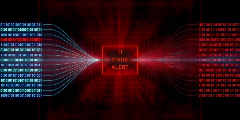 Opozorilo za računalniški virus