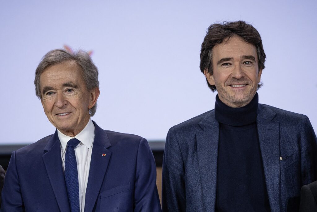 Bernard Arnault in njegov sin Antoine Arnault