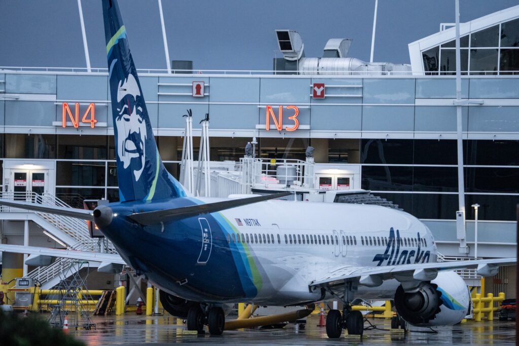 Letalo Boeing 737 MAX 9 družbe Alaska Airlines