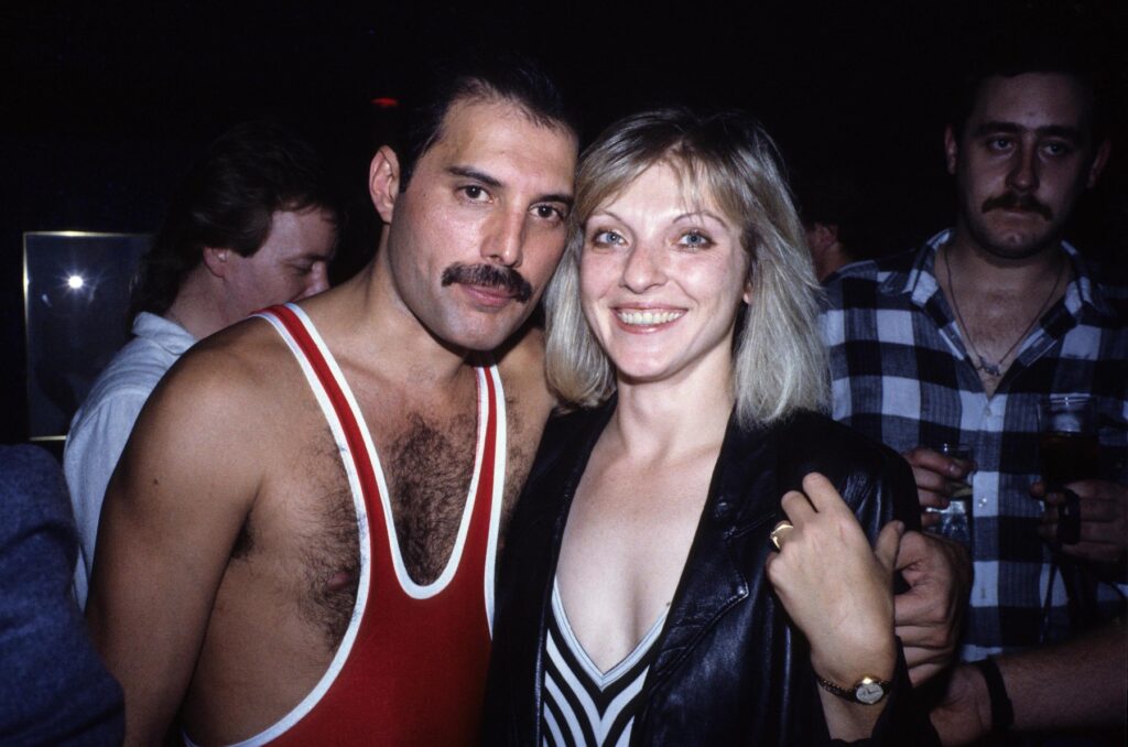 Freddie Mercury in Mary Austin
