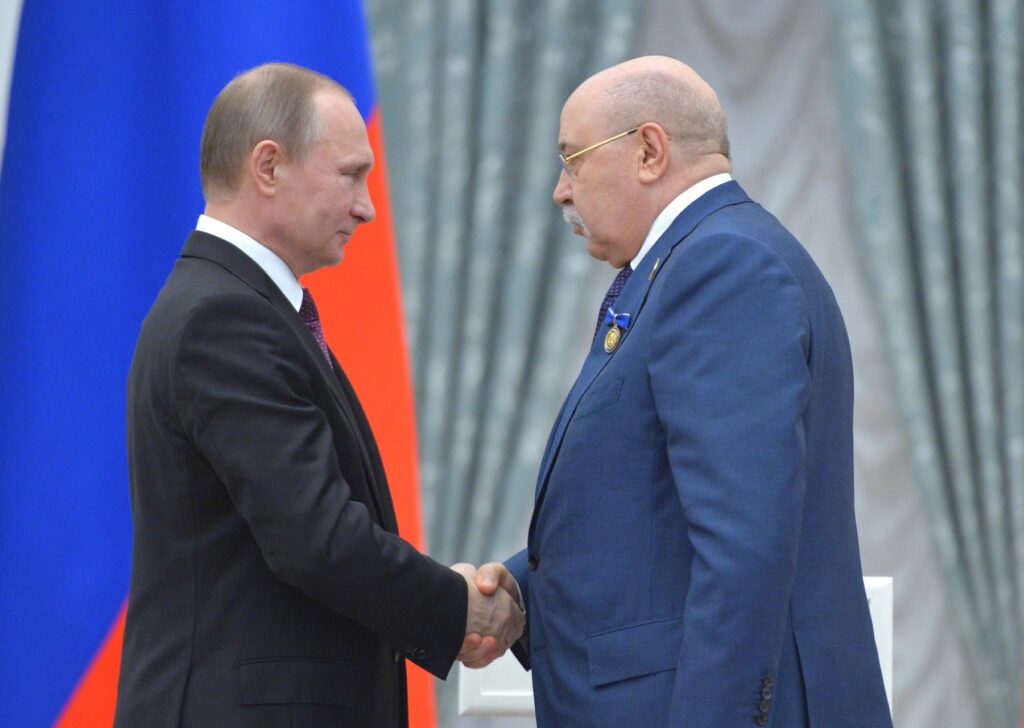 Vladimir Putin, Boris Zubicki, podelitev predsedniških odlikovanj v Kremlju, marec 2016
