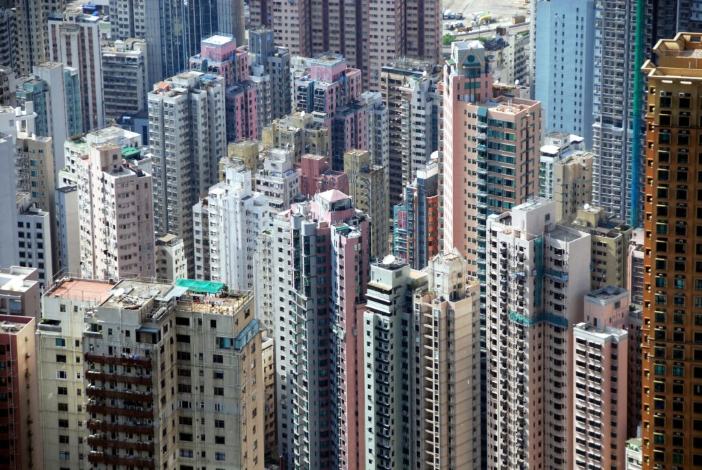 Hongkong, stanovanja, nebotičniki
