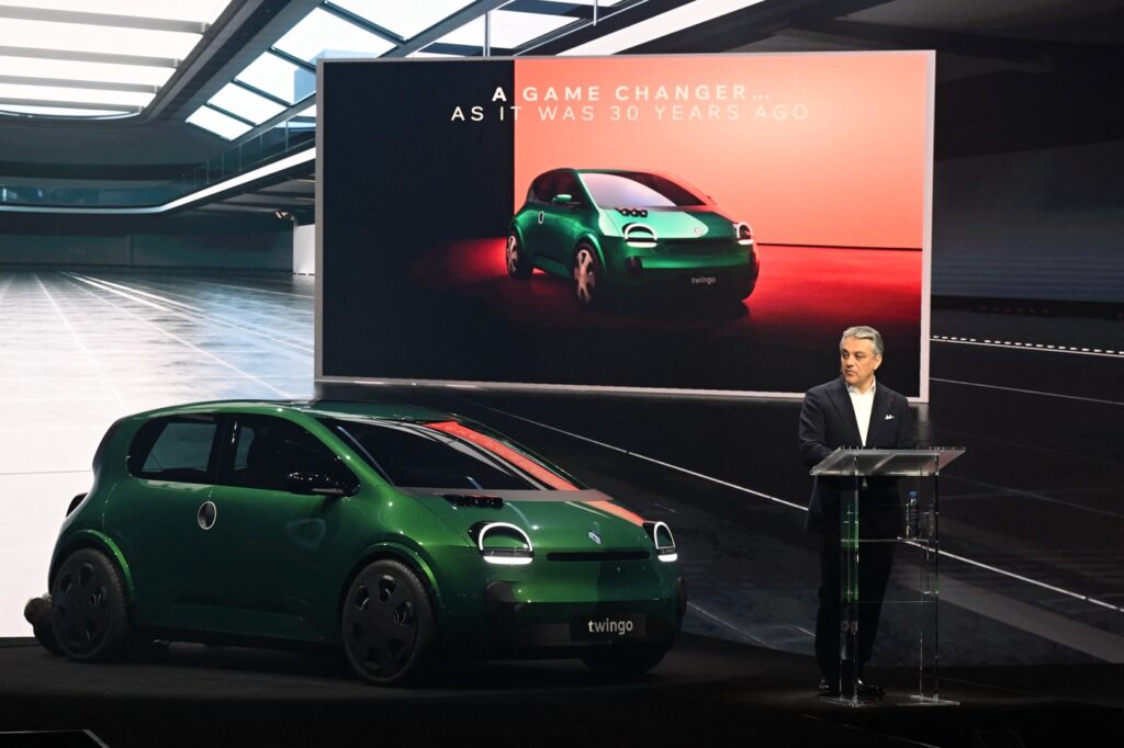 Renault, e-twingo, predstavitev prototipa, Luca de Meo, november 2023