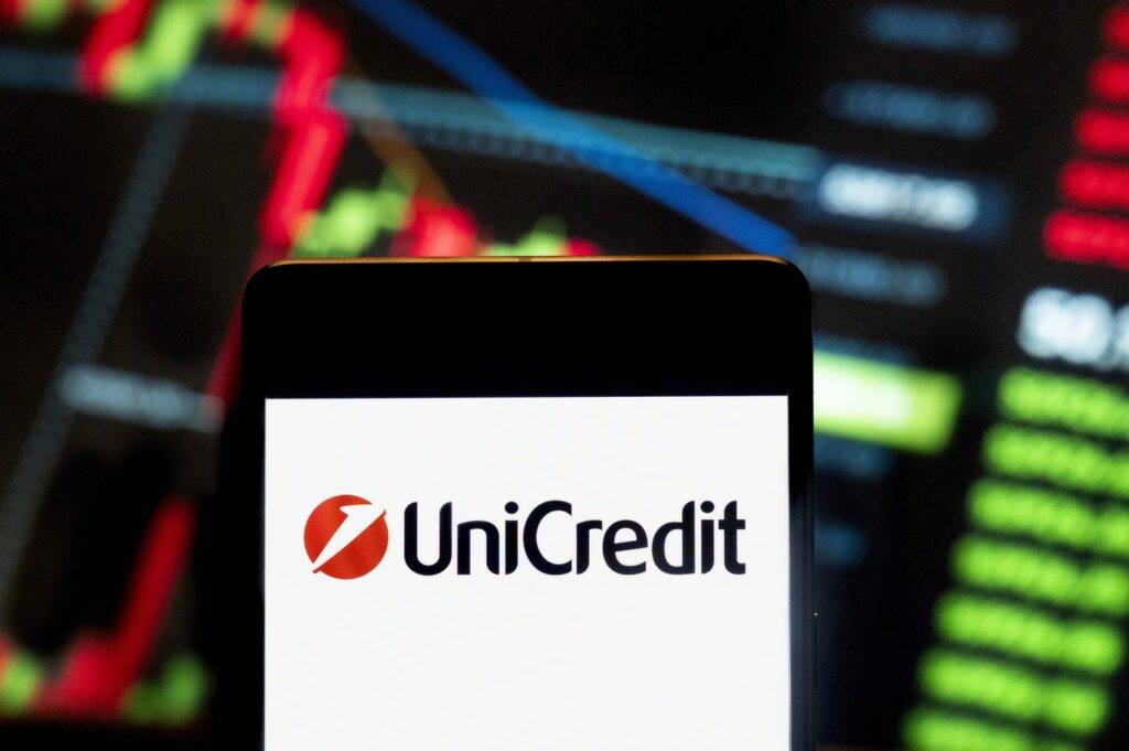 Napis italijanske banke UniCredit