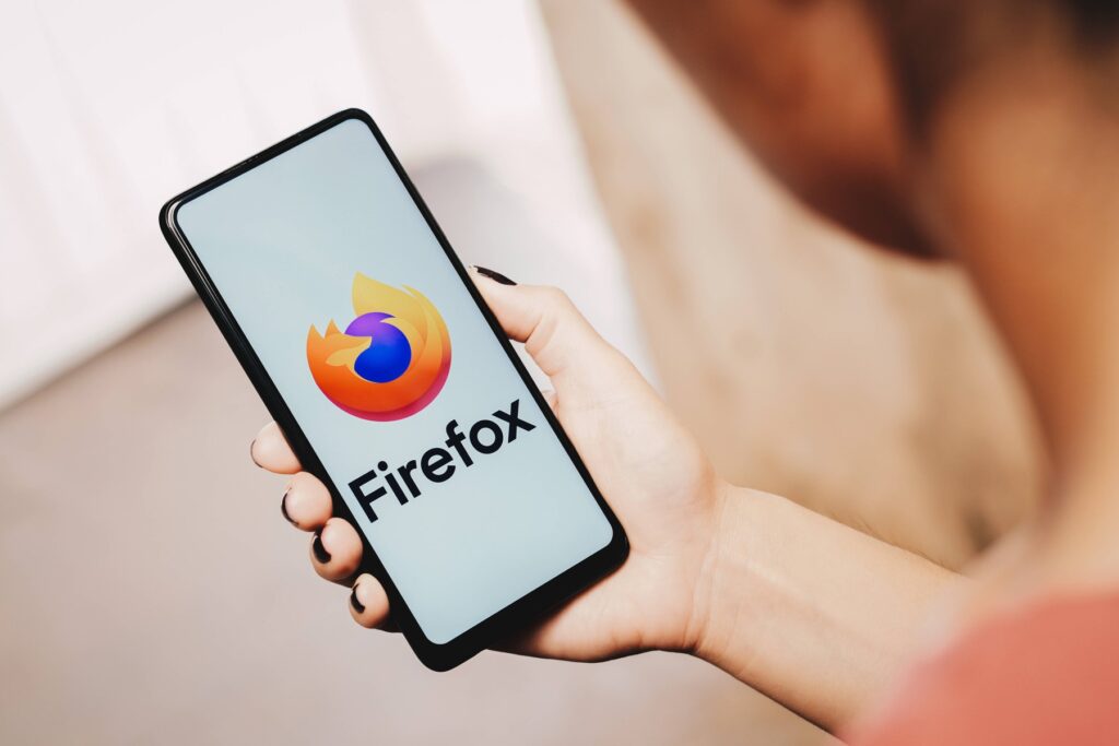 Firefox, Mozilla, brskalnik, telefon, logotip