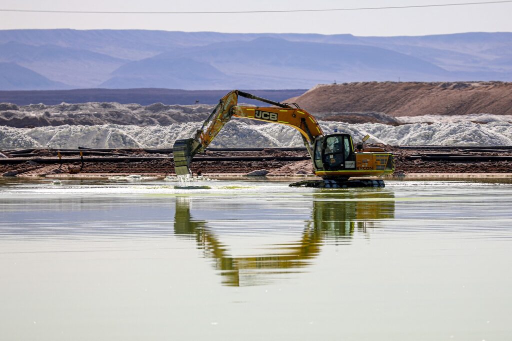 Iskopavanje litijuma u čileanskoj pustinji Atacama