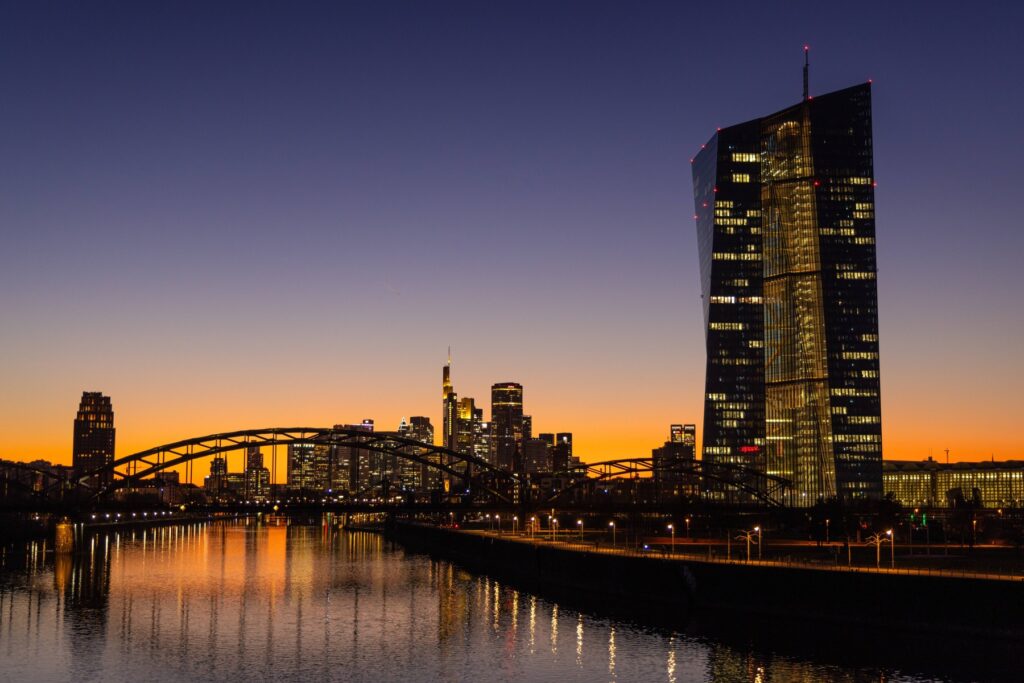 Evropska centralna banka (ECB) v Frankfurtu