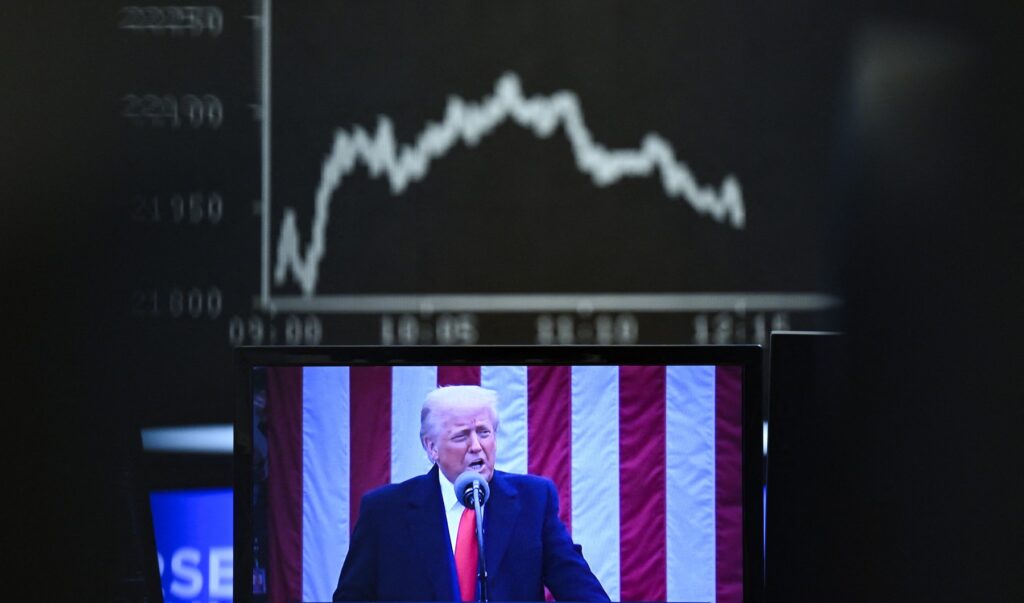 Donald Trump in borze
