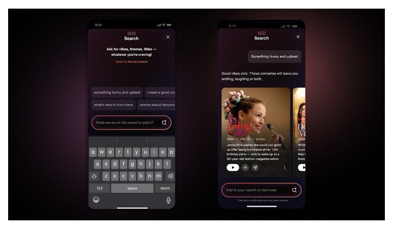 Netflix, mobilna aplikacija, novosti
