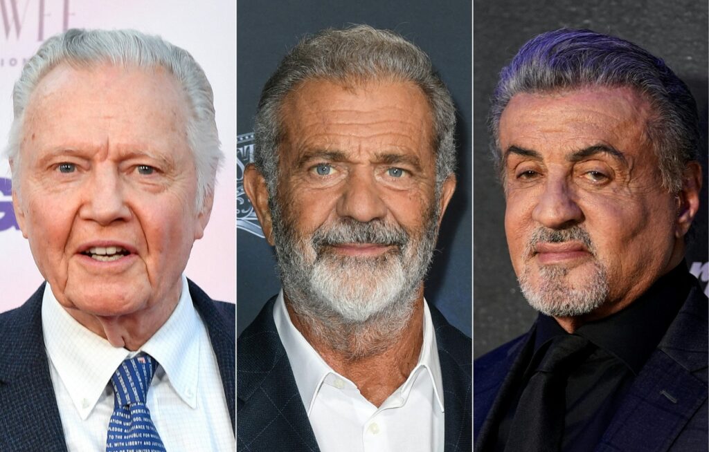 Igralci Jon Voight, Mel Gibson, Sylvester Stallone