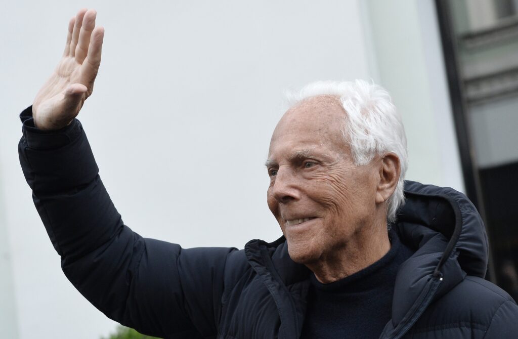 Italijanski modni kreator Giorgio Armani