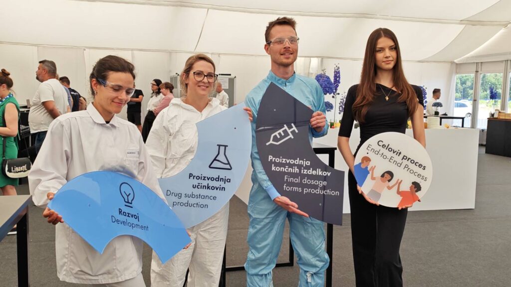 Sandoz, Lek, temeljni kamen, Brnik