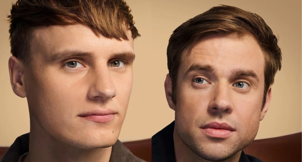 Glavni direktor podjetja Lovable Anton Osika (desno) in tehnični direktor Fabian Hedin, Lovable