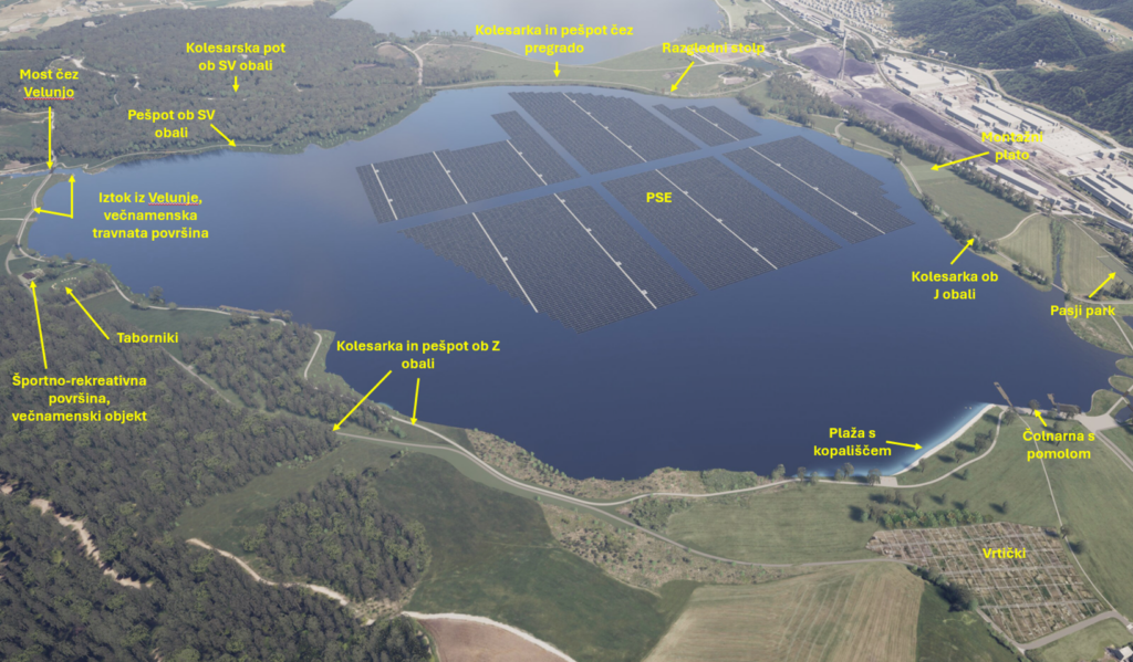 HSE Družmirje, Družmirsko jezero