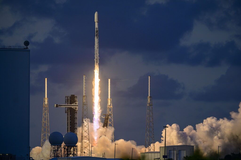 Izstrelitev rakete Falcon 9 podjetja SpaceX