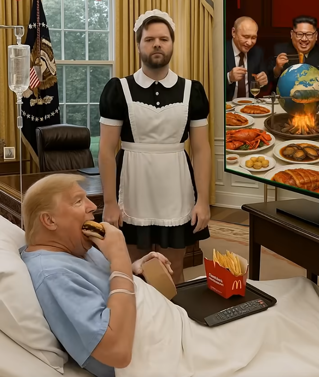 Z umetno inteligenco ustvarjen video o ameriškem predsedniku Donaldu Trumpu