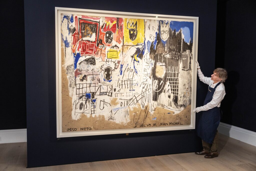 Slika Krone (Peso Neto) slikarja Jean-Michela Basquiata