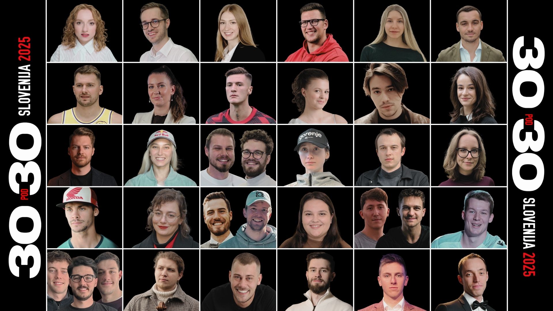 Mladi Slovenci, ki premikajo meje: kdo so izbranci izbora 30 pod 30