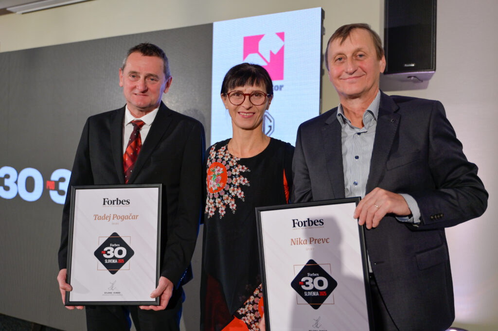 Marjeta in Mirko Pogačar, starša Tadeja Pogačarja, in Božidar Prevc, oče Nike Prevc na 30 pod 30