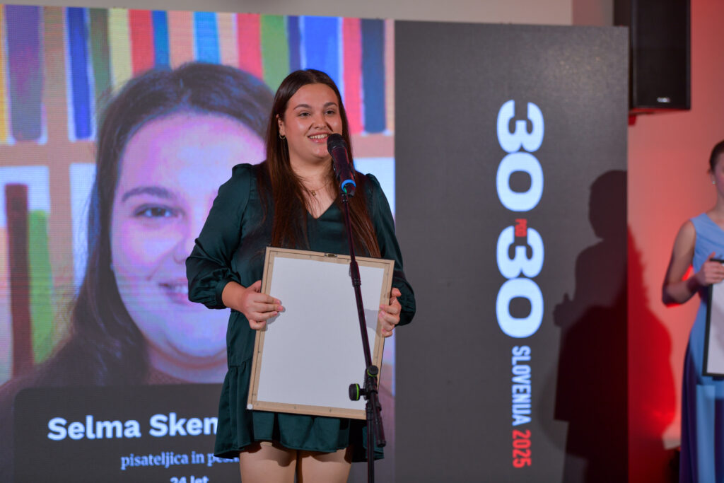 Selma Skenderović, pisateljica in pesnica, na 30 pod 30