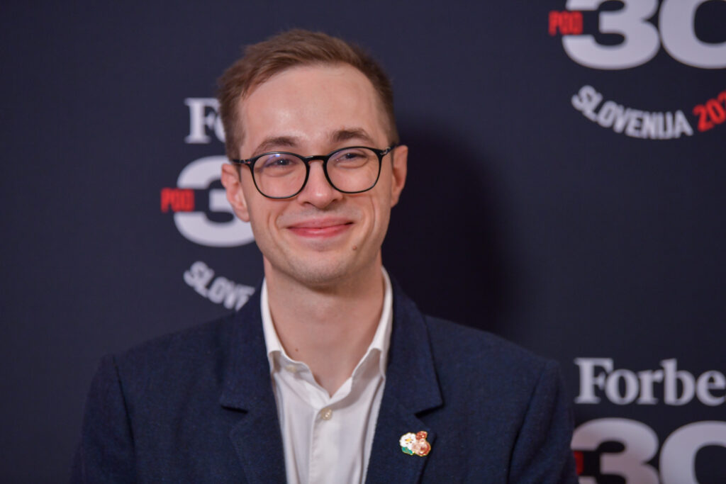 Luka Petravić, doktorski študent MF UL, na 30 pod 30