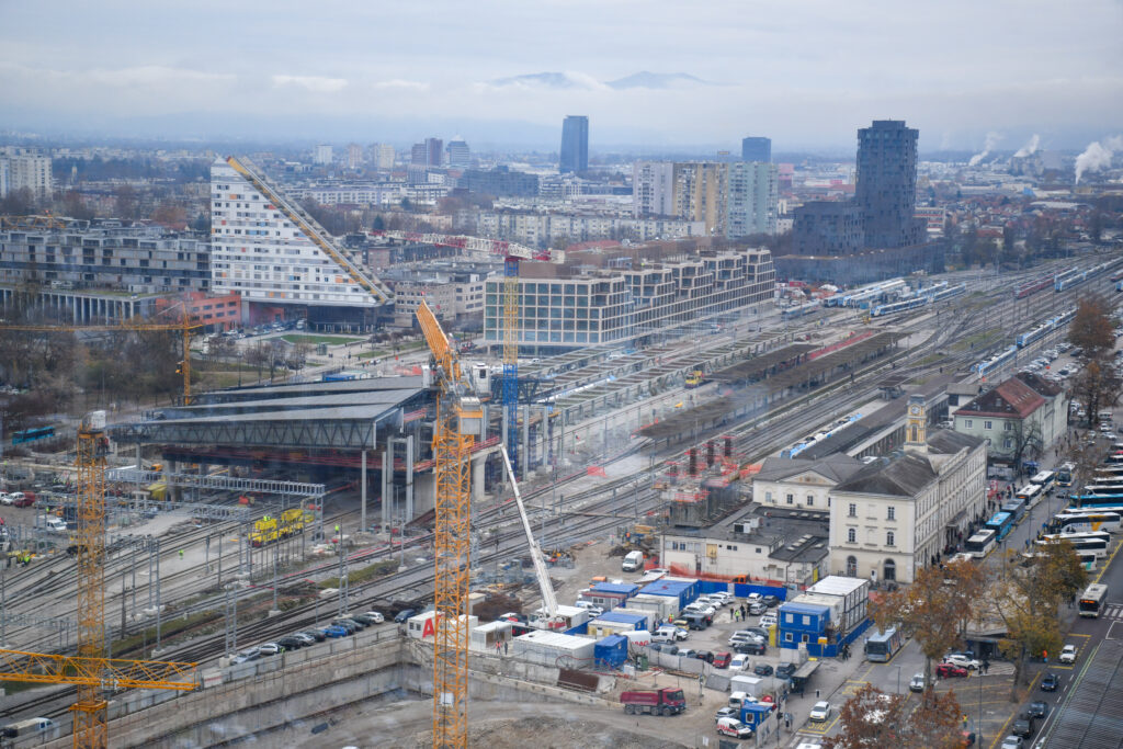 Emonika, gradbišče