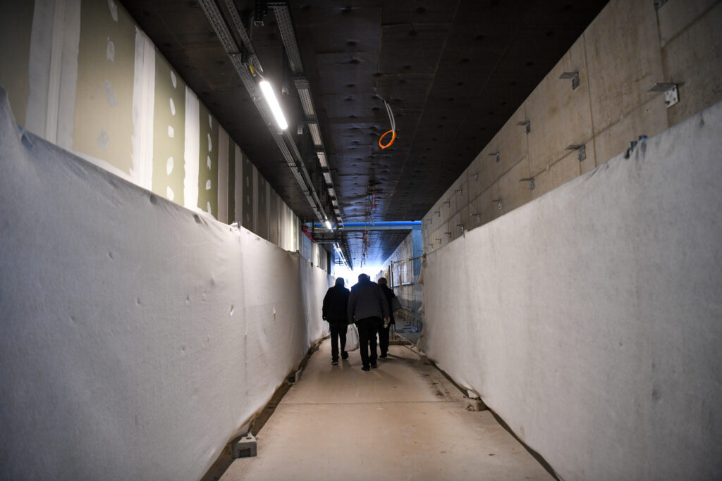 Železniška postaja gradbišče