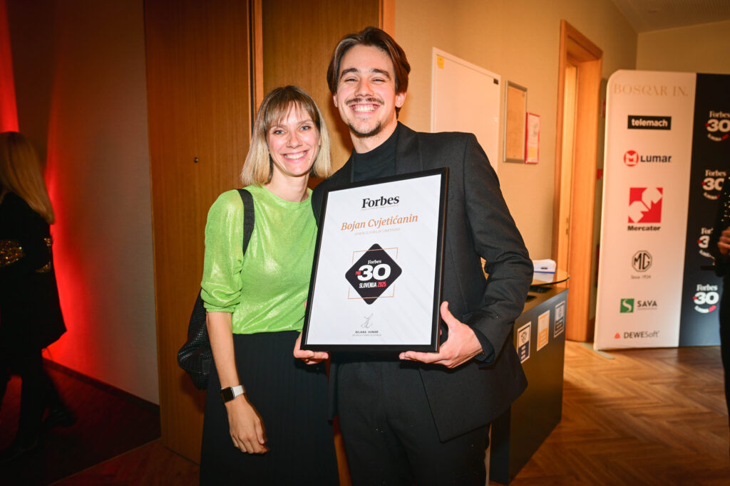 Bojan Cvejtićanin z menedžerko Mašo Pavokovič