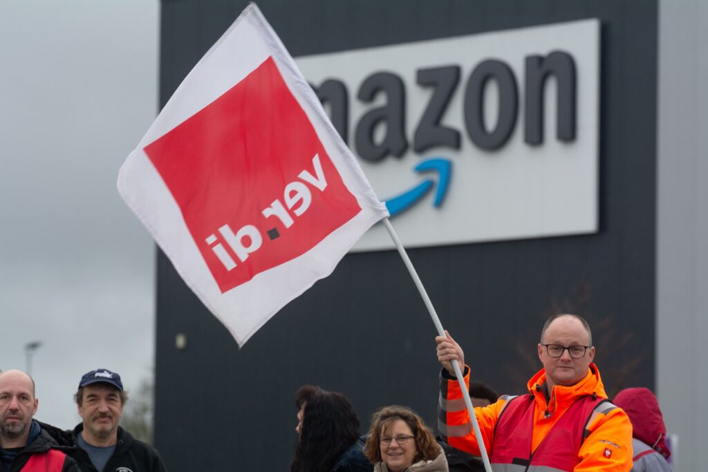 Stavka delavcev Amazona v Nemčiji