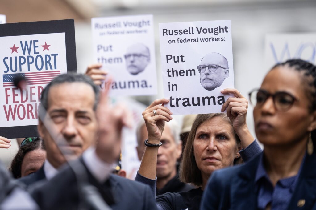 Protest proti zaprtju ameriške vlade