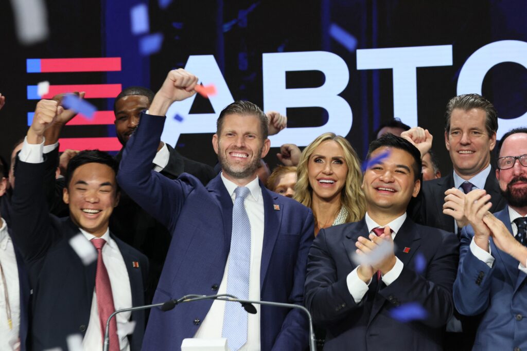 Eric Trump, American Bitcoin, borza