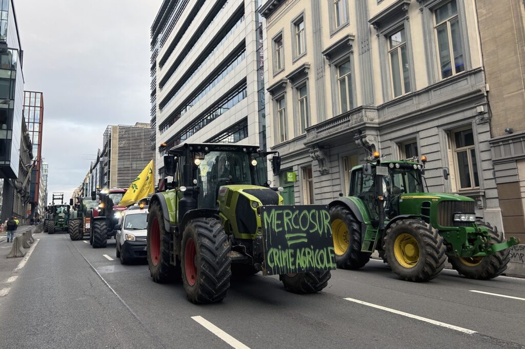 protesti, Mercosur, Bruselj, kmetje