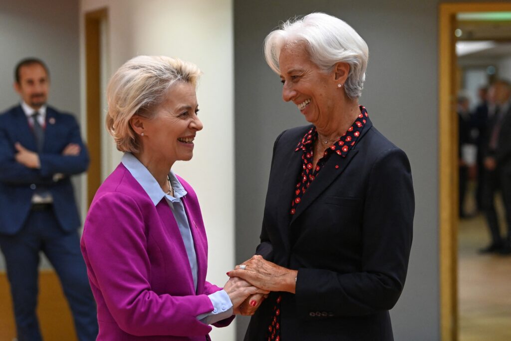 Ursula von der Leyen, Christine Lagarde, ECB, Evropska komisija