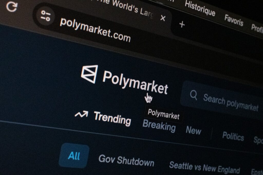 Platforma Polymarket, ki ponuja stave na prihodnje dogodke