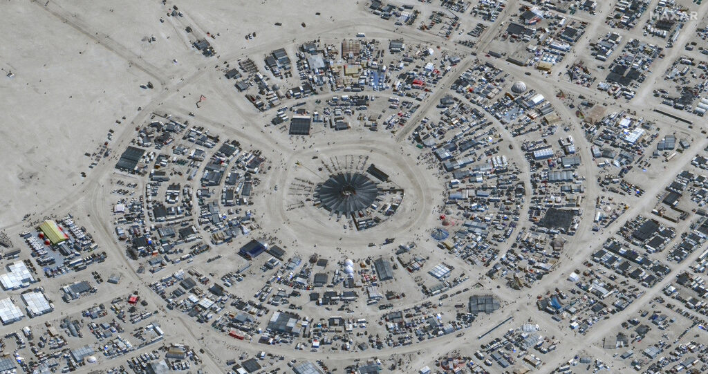 Festival Burning Man v pu&scaron;čavi zvezne države Nevada