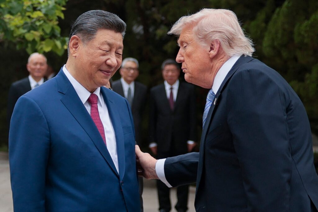 Kitajski predsednik &Scaron;i Džinping in ameri&scaron;ki predsednik Donald Trump