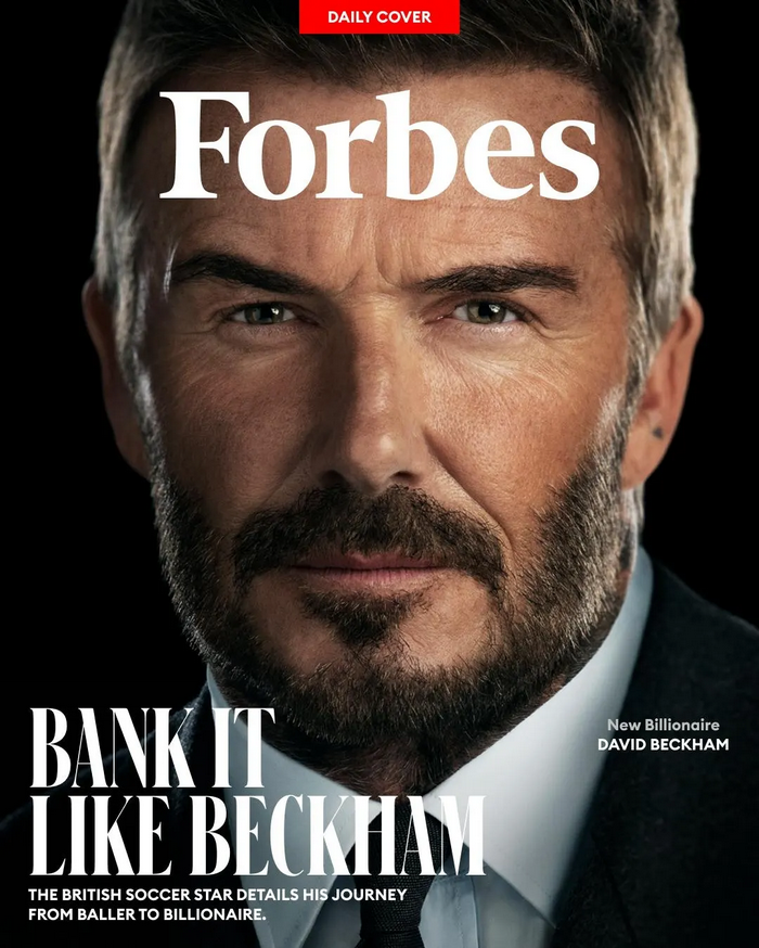 David Beckham na naslovnici Forbesa