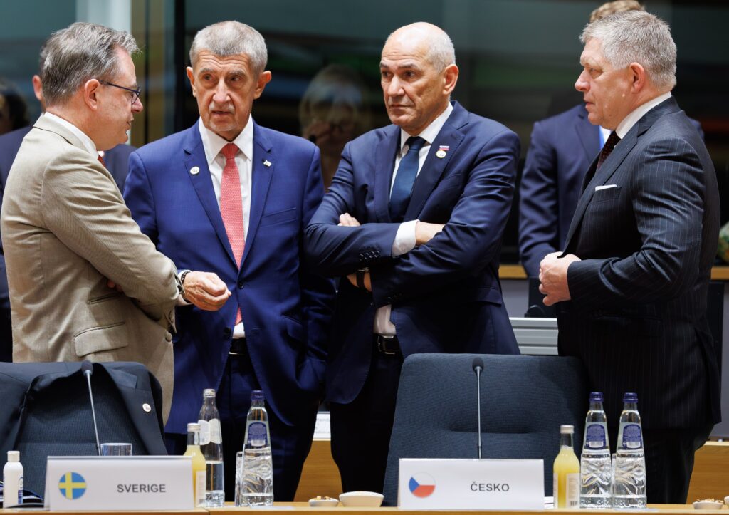 Bart De Wever, Andrej Babi&scaron;, Janez Jan&scaron;a, Robert Fico