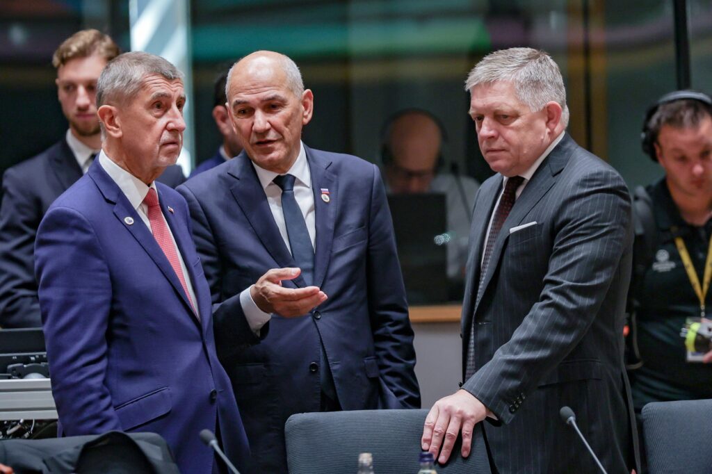 Andrej Babi&scaron;, Janez Jan&scaron;a, Robert Fico