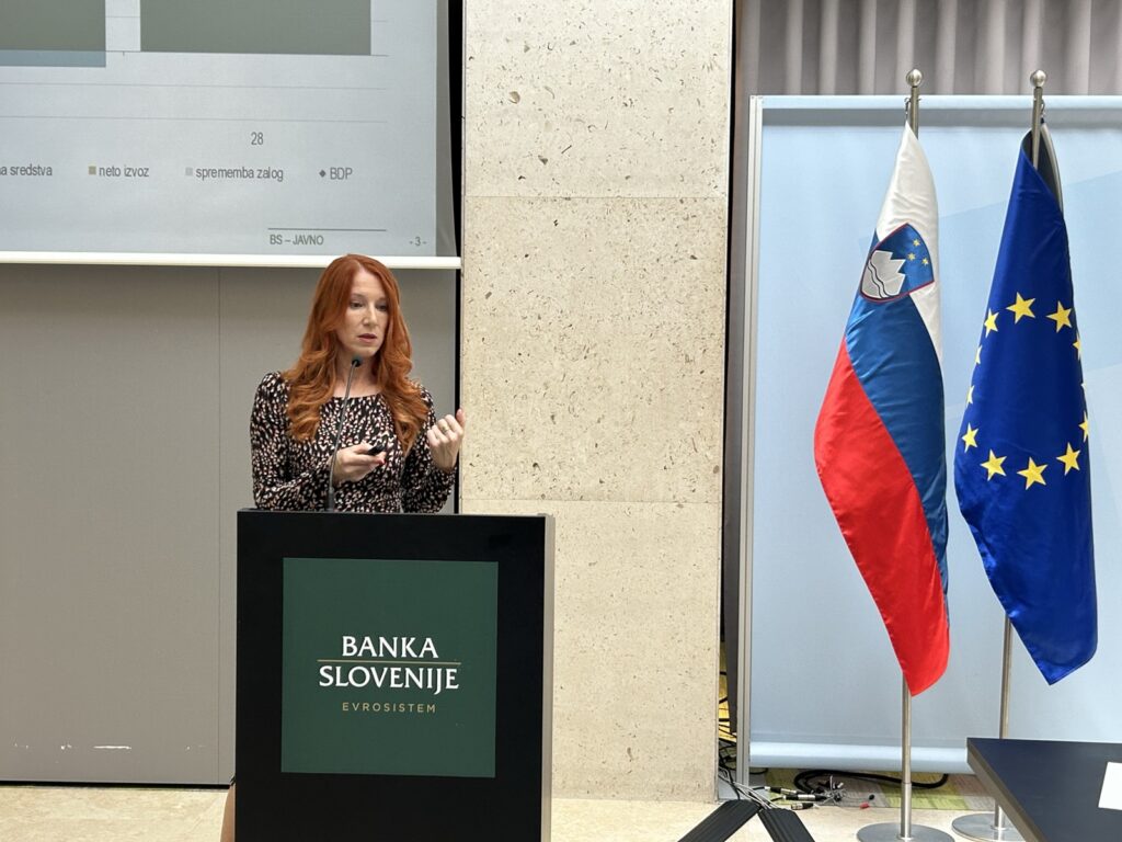 Direktorica analitsko-raziskovalnega centra Banke Slovenije Arjana Brezigar