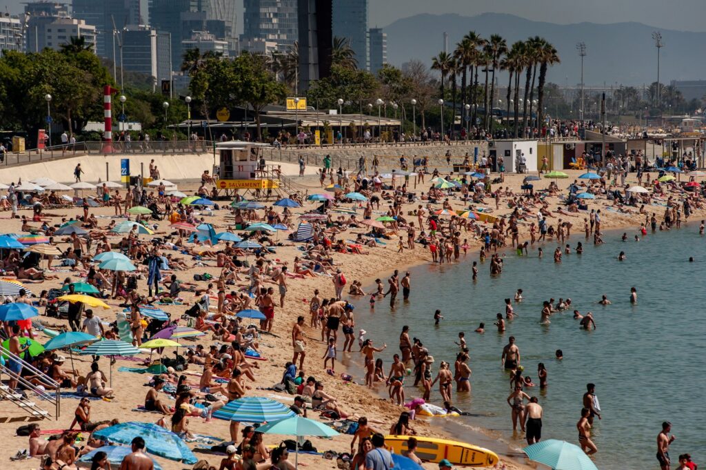 Plaža v Barceloni