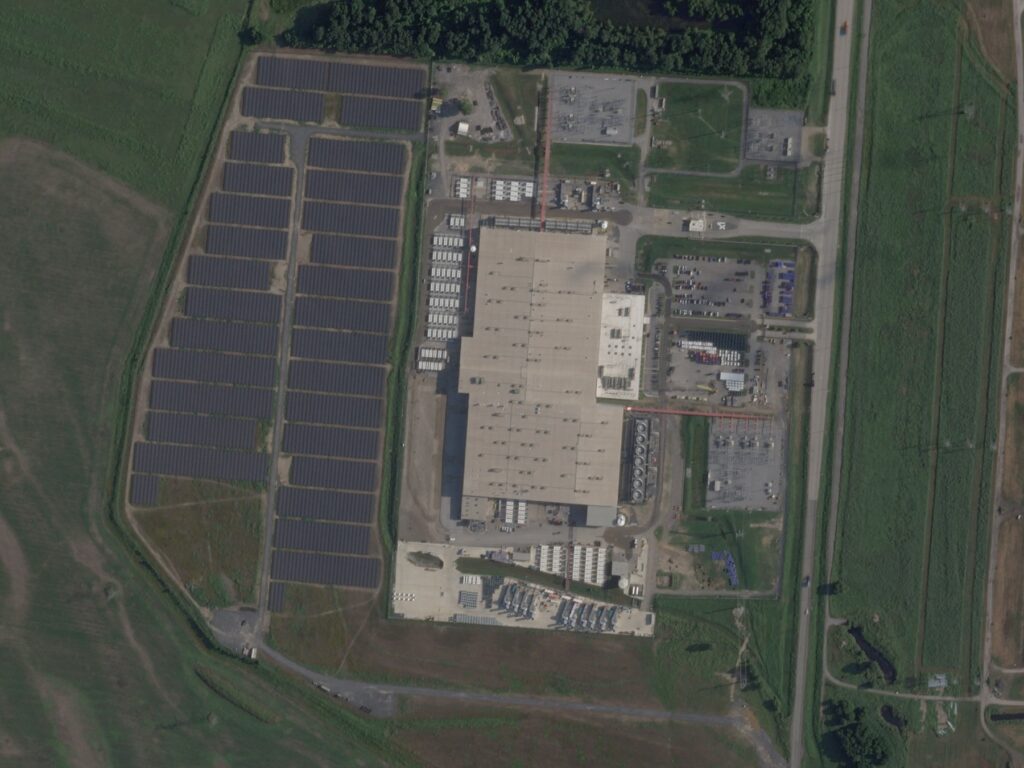 Podatkovni center Colossus I. podjetja SpaceX v Memphisu v ZDA