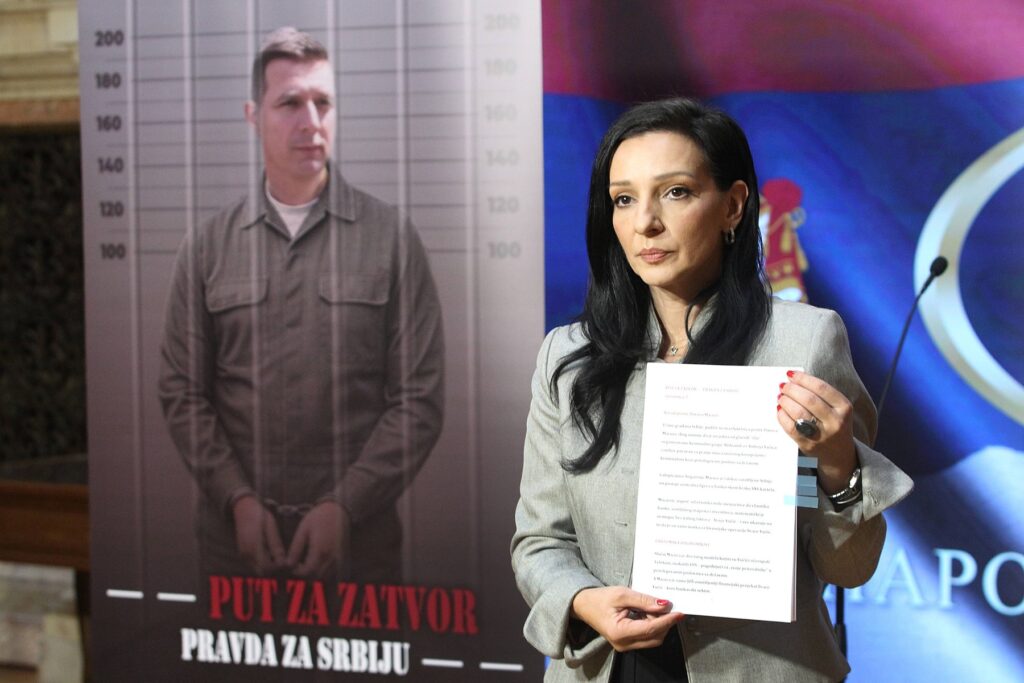 Marinika Tepić, podpredsednica srbske Stranke svobode in pravičnosti (SSP) je poslovneža Davorja Macuro obtožila pranja denarja in organiziranega kriminala