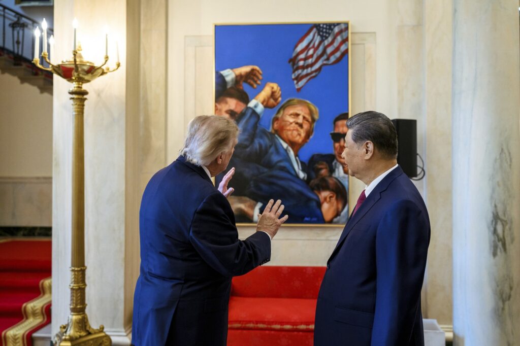 Ameri&scaron;ki predsednik Donald Trump in kitajski predsednik &Scaron;i Džinping